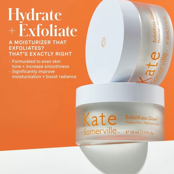 KATE SOMERVILLE ExfoliKate Glow Moisturizer, NEW - Picture 2 of 8